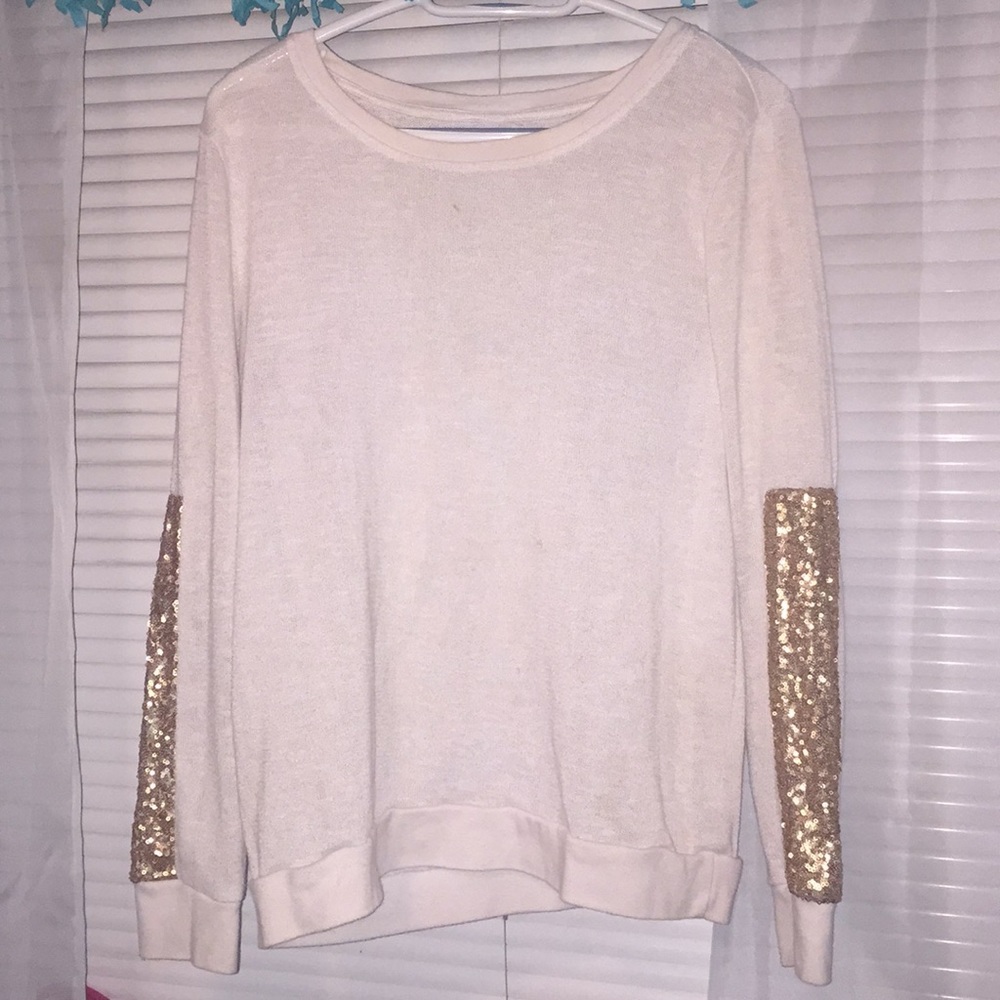 Gold and white